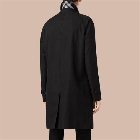 burberry brighton cotton-gabardine car coat|Long Reversible Gabardine Car Coat in Black .